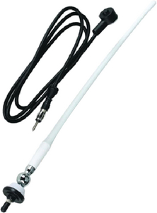 BOSS AUDIO SYSTEMS MRANT12W ANTENNA RUBBER WHITE